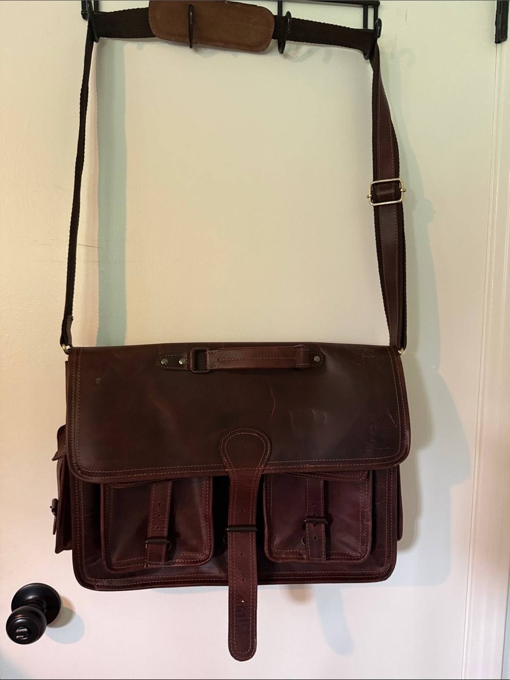 Brown Leather Briefcase